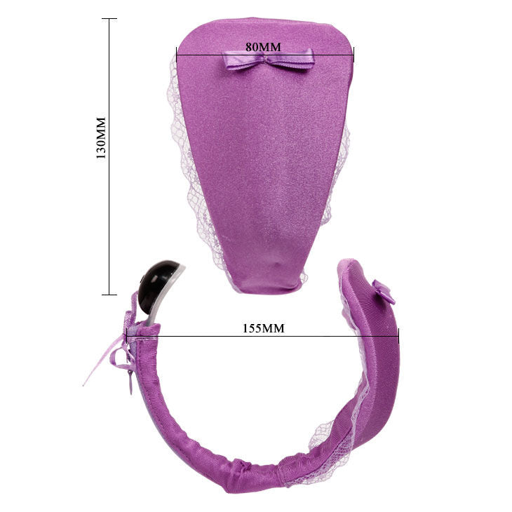 BAILE - STRING AVEC VIBRATEUR AVEC TÉLÉCOMMANDE LILAS - Sensualia
