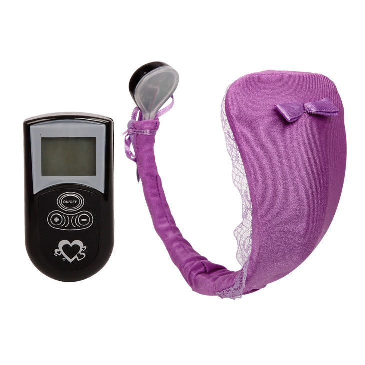 BAILE - STRING AVEC VIBRATEUR AVEC TÉLÉCOMMANDE LILAS - Sensualia