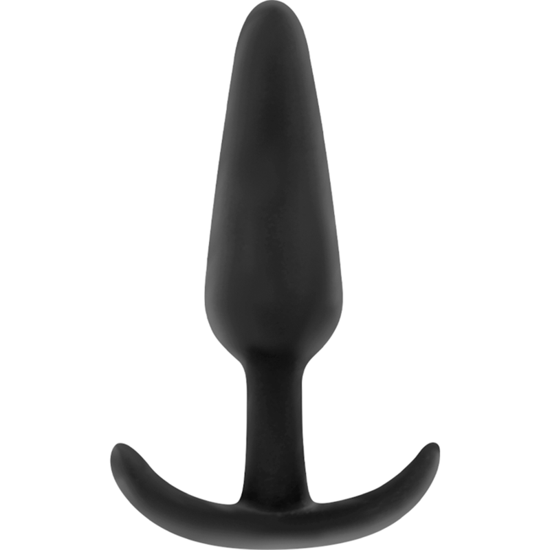 BLACK&SILVER - PLUG ANAL EN SILICONE KAEL AVEC POIGNÉE MOYENNE - Sensualia