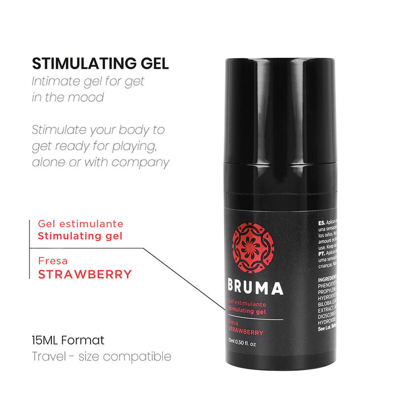 BRUMA - BAUME INTENSIFIANT SAVEUR FRAISE 15 ML - Sensualia