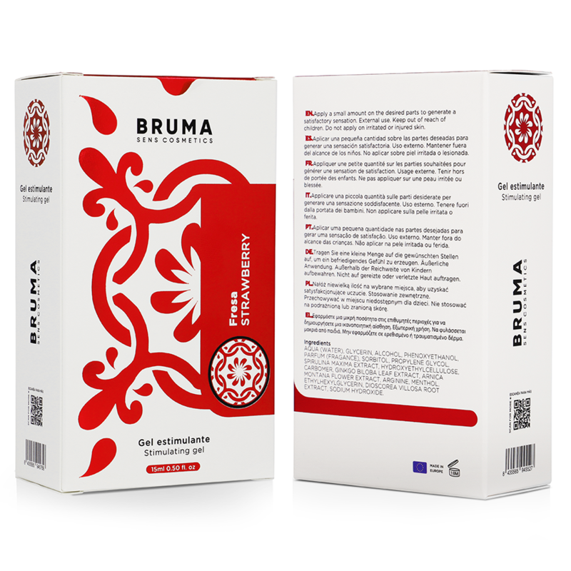 BRUMA - BAUME INTENSIFIANT SAVEUR FRAISE 15 ML - Sensualia
