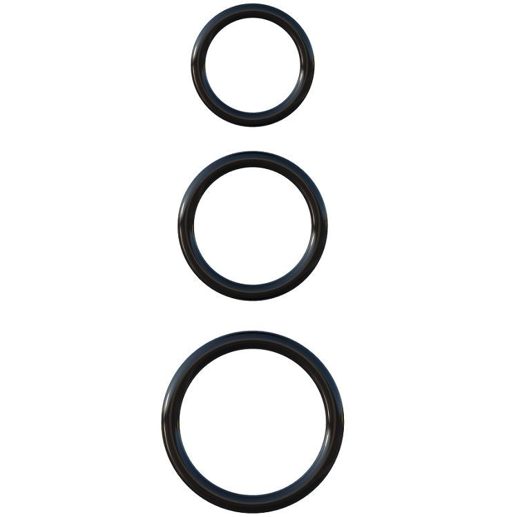 FANTASY C-RINGZ - SILICONE 3 ANNEAUX STAMINA SET - Sensualia