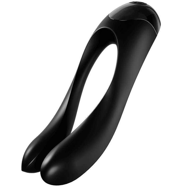 SATISFYER - VIBRATEUR DOIGTS CANDY CANE ORANGE - Sensualia
