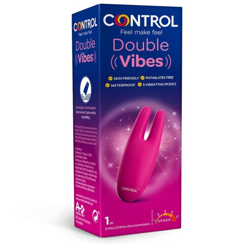 CONTROL - STIMULATEUR DOUBLE VIBES - Sensualia