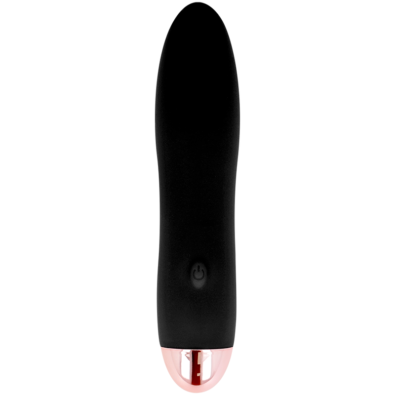 DOLCE VITA - VIBRATEUR RECHARGEABLE QUATRE NOIR 7 VITESSES - Sensualia