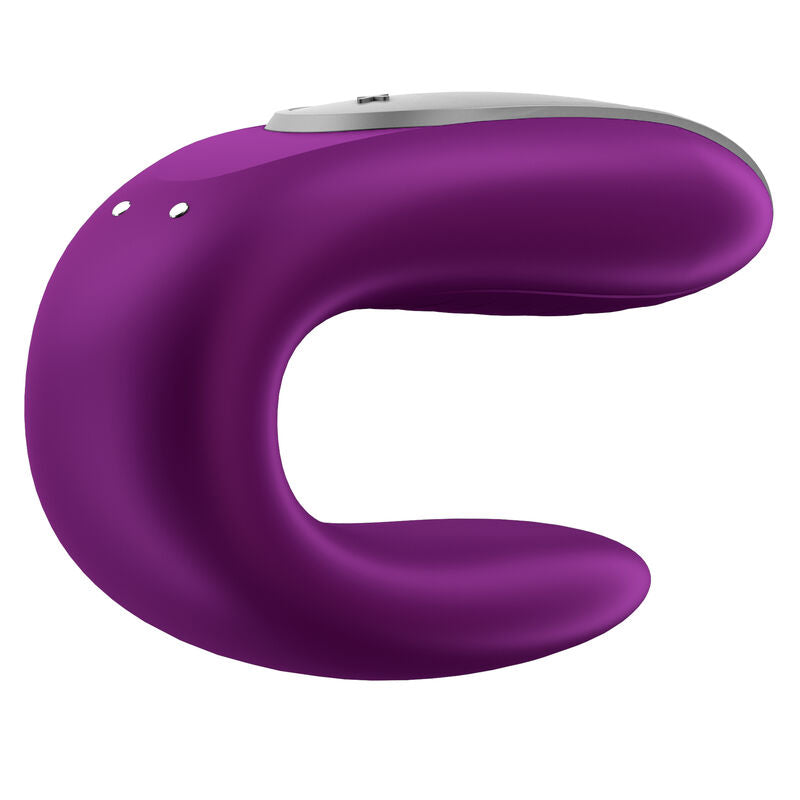 SATISFYER - VIBRATEUR PARTENAIRE DOUBLE FUN VIOLET - Sensualia