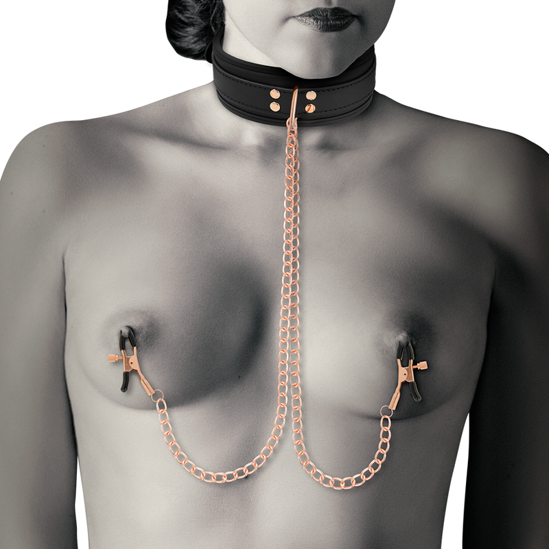 COQUETTE CHIC DESIRE - COLLIER PINCE TIP FANTAISIE AVEC DOUBLURE EN NÉOPRÈNE - Sensualia