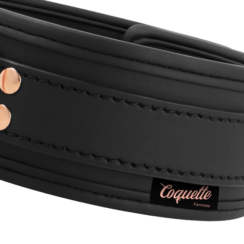 COQUETTE CHIC DESIRE - COLLIER FANTAISIE EN CUIR VÉGAN AVEC BRACELET ET DOUBLURE EN NÉOPRÈNE - Sensualia