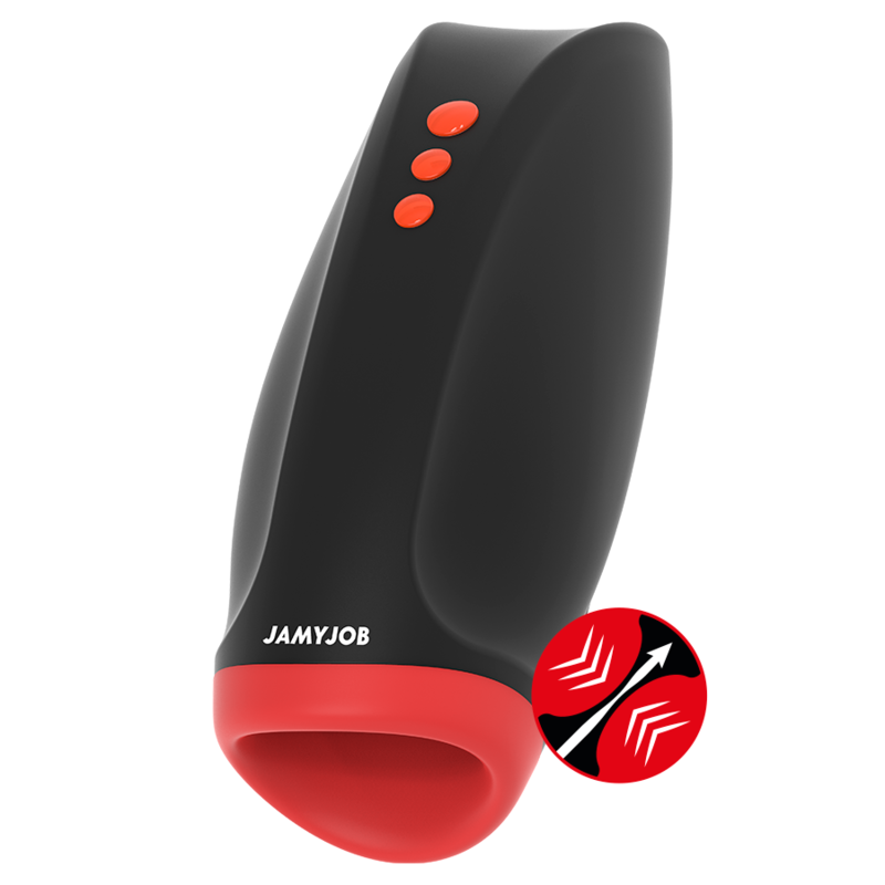 JAMYJOB - MASTURBATEUR NOVAX AVEC VIBRATION ET COMPRESSION - Sensualia