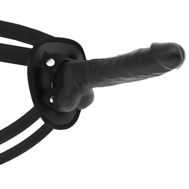 COCK MILLER - HARNAIS + SILICONE DENSITÉ ARTICULABLE COCKSIL NOIR 18 CM COCK MILLER