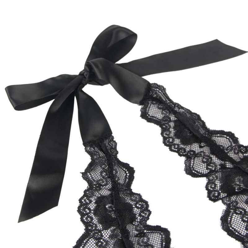 QUEEN LINGERIE - TEDDY ESCOTADO DE ENCAJES S/M - Sensualia