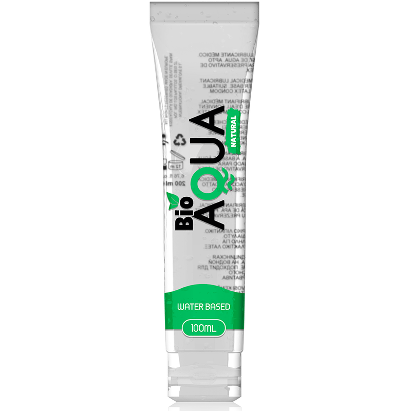 BIOAQUA - LUBRIFIANT INGRÉDIENTS NATURELS À BASE D''EAU 100 ML - Sensualia