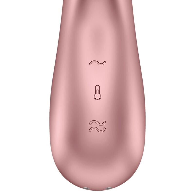 SATISFYER - VIBRATEUR HOT LOVER ROSE & BEIGE - Sensualia
