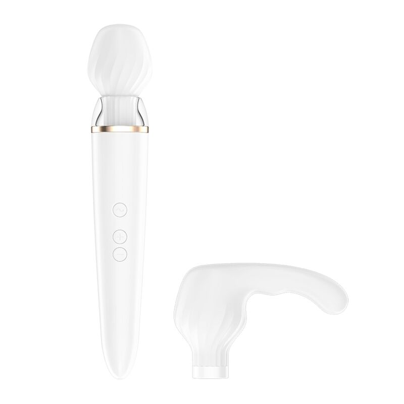 SATISFYER - APPLICATION DOUBLE WANDER BLANCHE - Sensualia