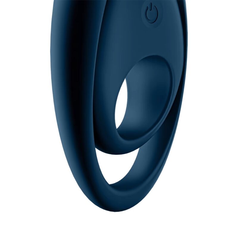 SATISFYER - VIBRATEUR ANNEAU GLORIOUS DUO BLEU - Sensualia