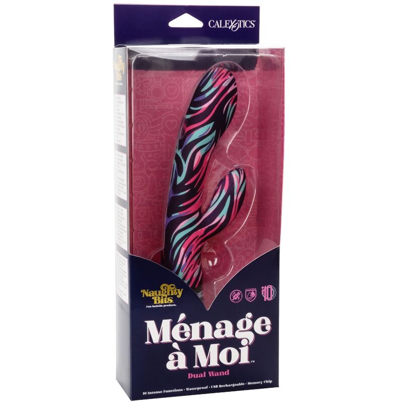 CALEXOTICS - MENAGE A MOI VIBRATEUR DOUBLE BAGUETTE - Sensualia