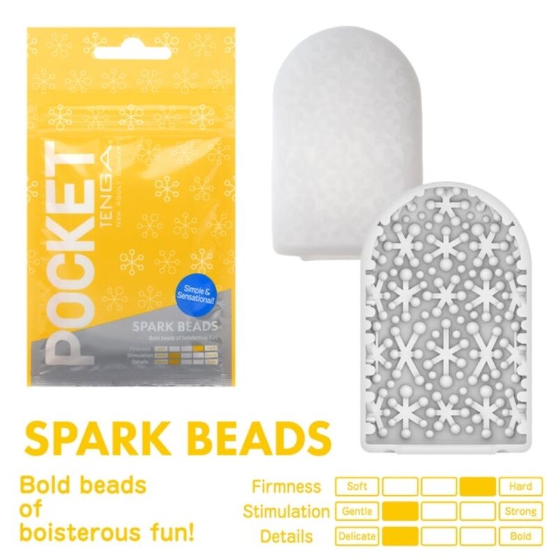 TENGA - MASTURBATEUR DE POCHE SPARK BEARDS TENGA