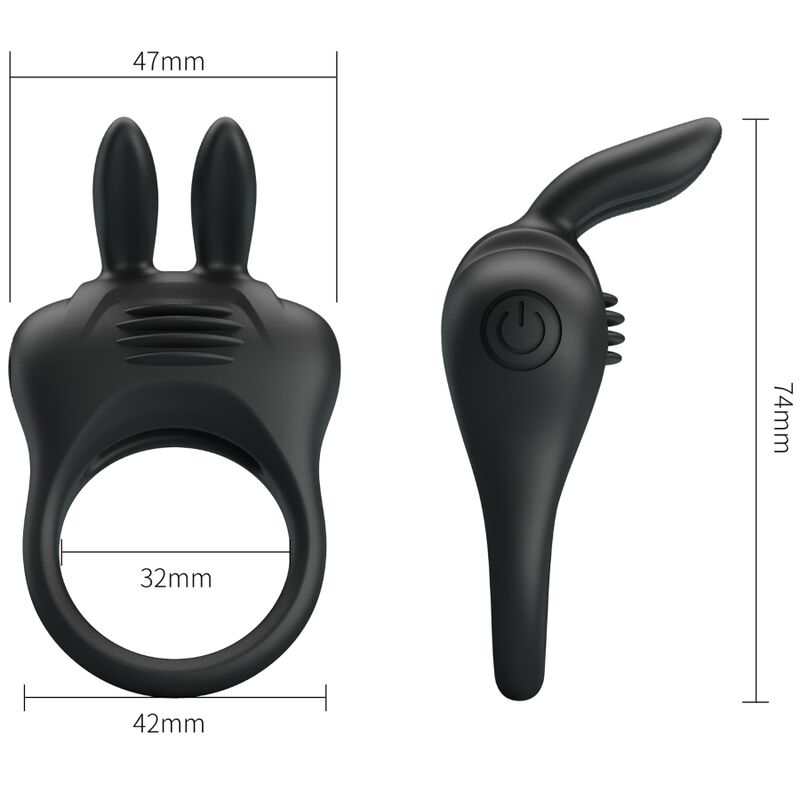 PRETTY LOVE - BAGUE VIBRANTE DAVION RABBIT - Sensualia
