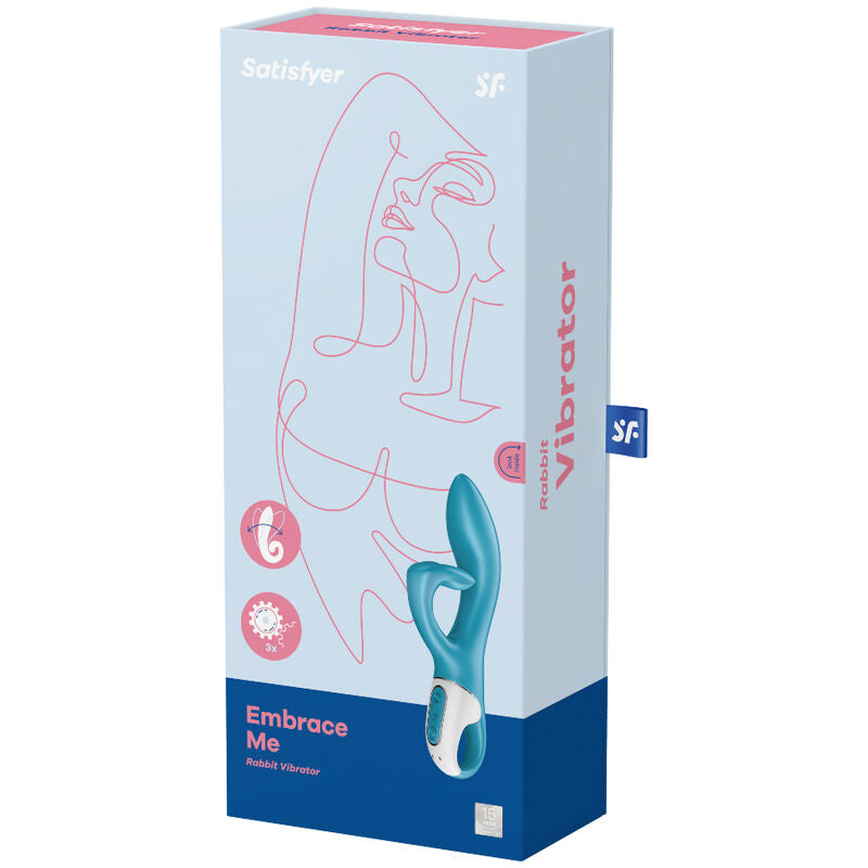 SATISFYER - EMBRACE ME VIBRADOR PUNTO G ROJO - Sensualia