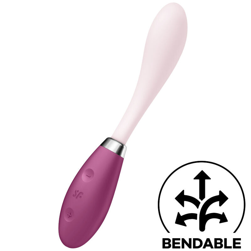 SATISFYER - G-SPOT FLEX 3 MULTI VIBRADOR GRIS - Sensualia