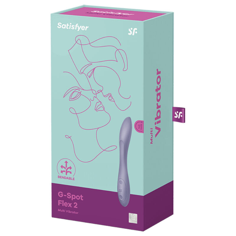 SATISFYER - VIBRATEUR MULTI G-SPOT FLEX 2 VIOLET - Sensualia