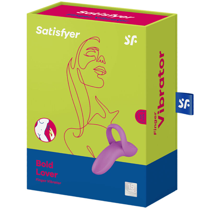 SATISFYER - BOLD LOVER DEDAL VIBRADOR BLANCO - Sensualia