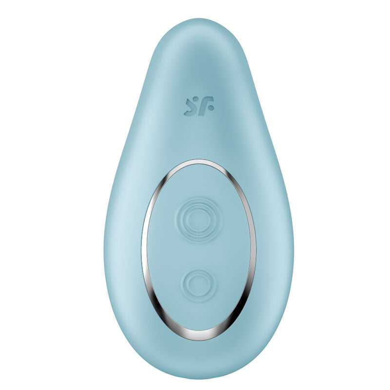 SATISFYER - DIPPING DELIGHT VIBRADOR LAY-ON AZUL - Sensualia