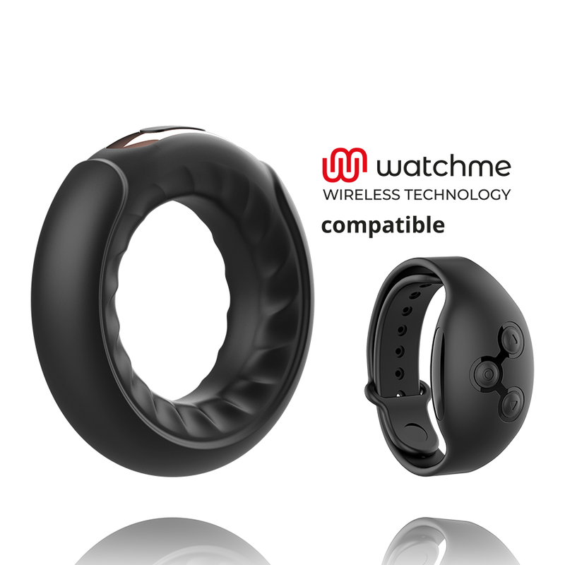 ANBIGUO - ANNEAU VIBRANT ADRIANO COMPATIBLE AVEC LA TECHNOLOGIE SANS FIL WATCHME - Sensualia