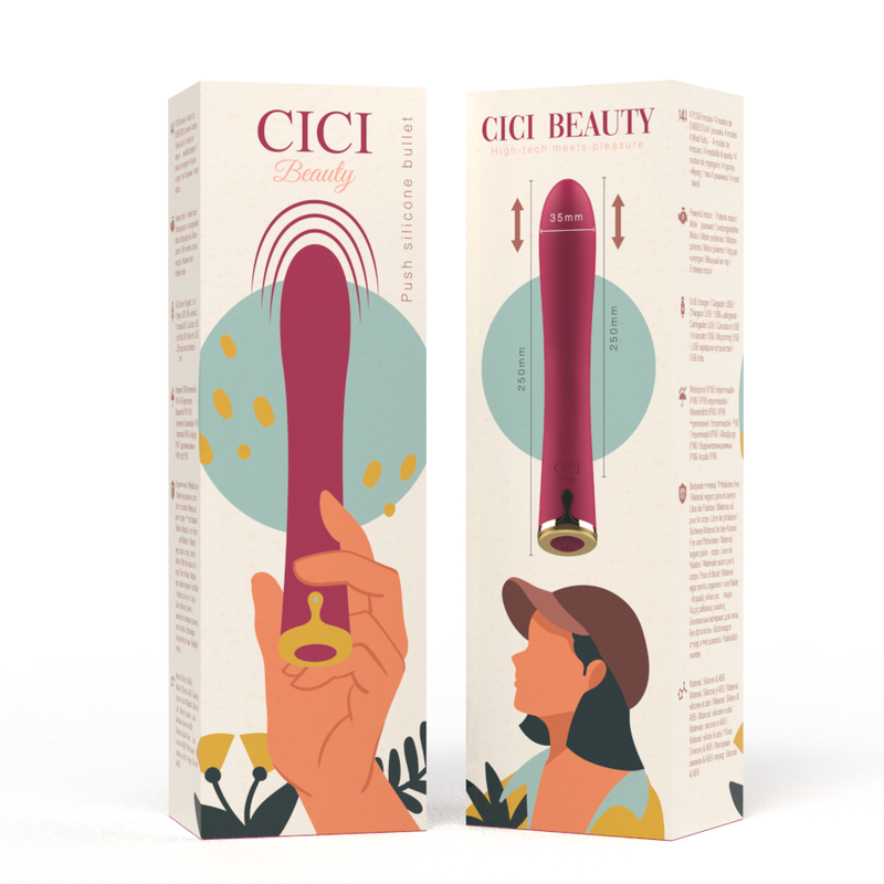 CICI BEAUTY - PREMIUM PUSH BULLET EN SILICONE - Sensualia