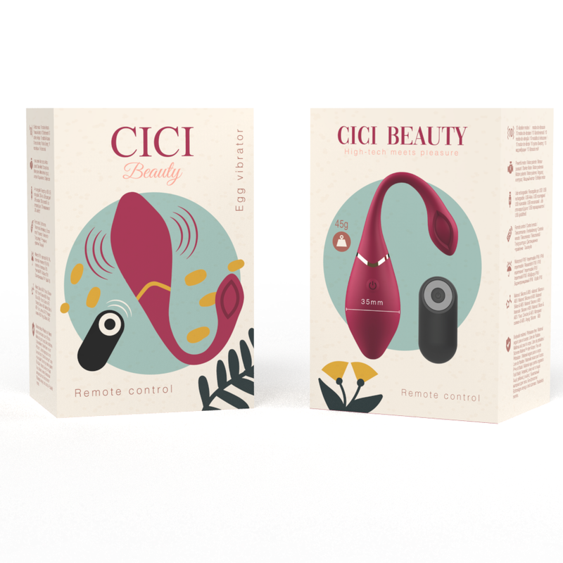 CICI BEAUTY - PREMIUM SILICONE EGG VIBRATEUR TÉLÉCOMMANDE - Sensualia