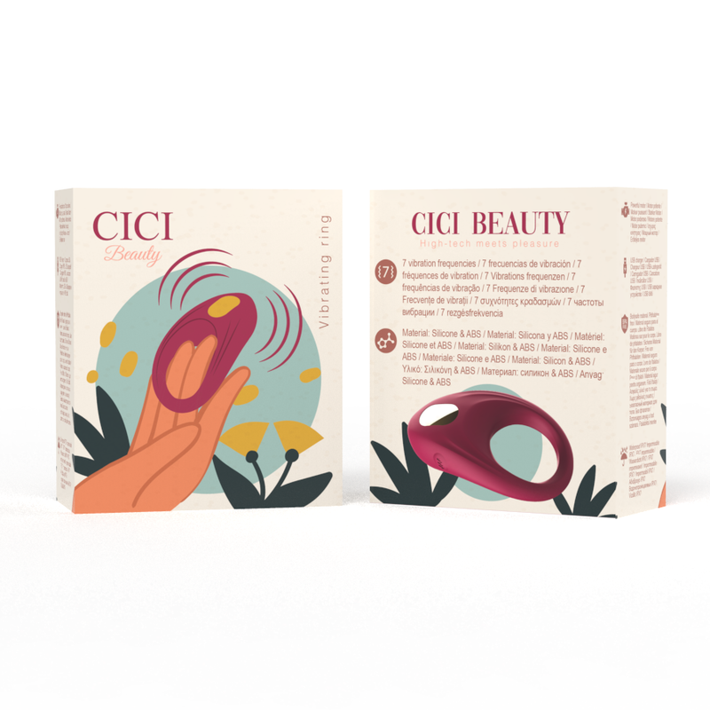 CICI BEAUTY - ANNEAU VIBRANT EN SILICONE PREMIUM - Sensualia