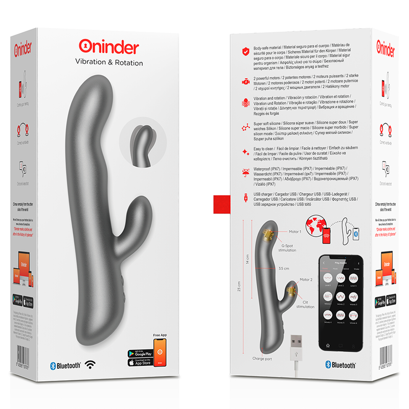 ONINDER - OSLO VIBRATION ET ROTATION ROSE - APPLICATION GRATUITE - Sensualia