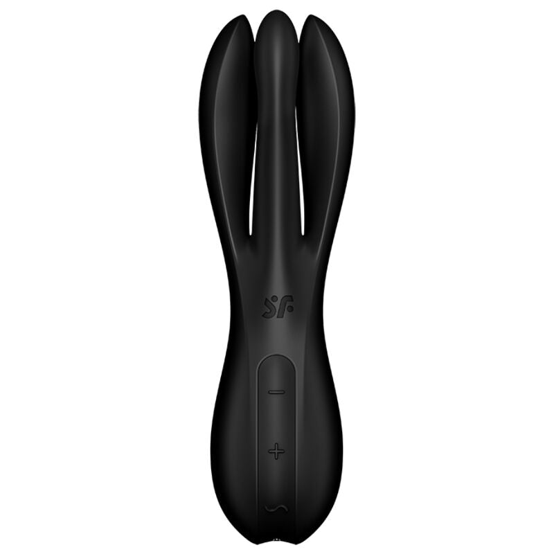 SATISFYER - VIBRATEUR THREESOME 2 NOIR - Sensualia