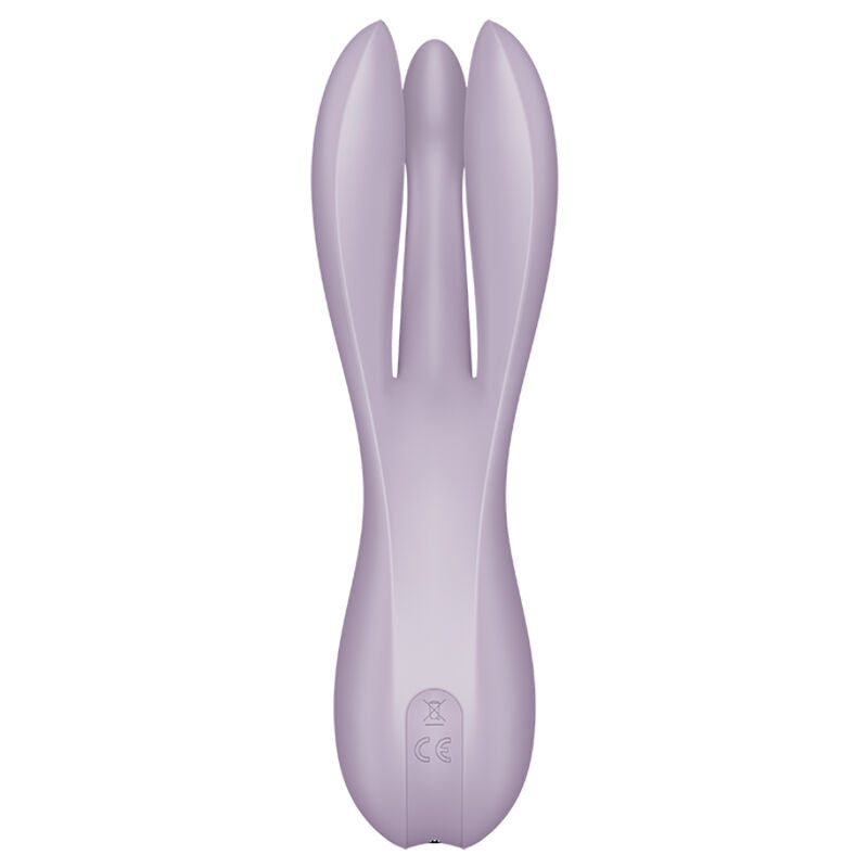SATISFYER - VIBRATEUR THREESOME 2 NOIR - Sensualia