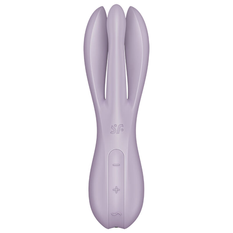 SATISFYER - VIBRATEUR THREESOME 2 NOIR - Sensualia