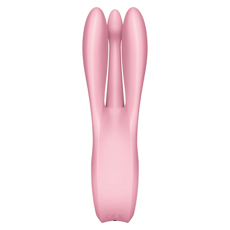 SATISFYER - VIBRATEUR THREESOME 1 BLEU - Sensualia