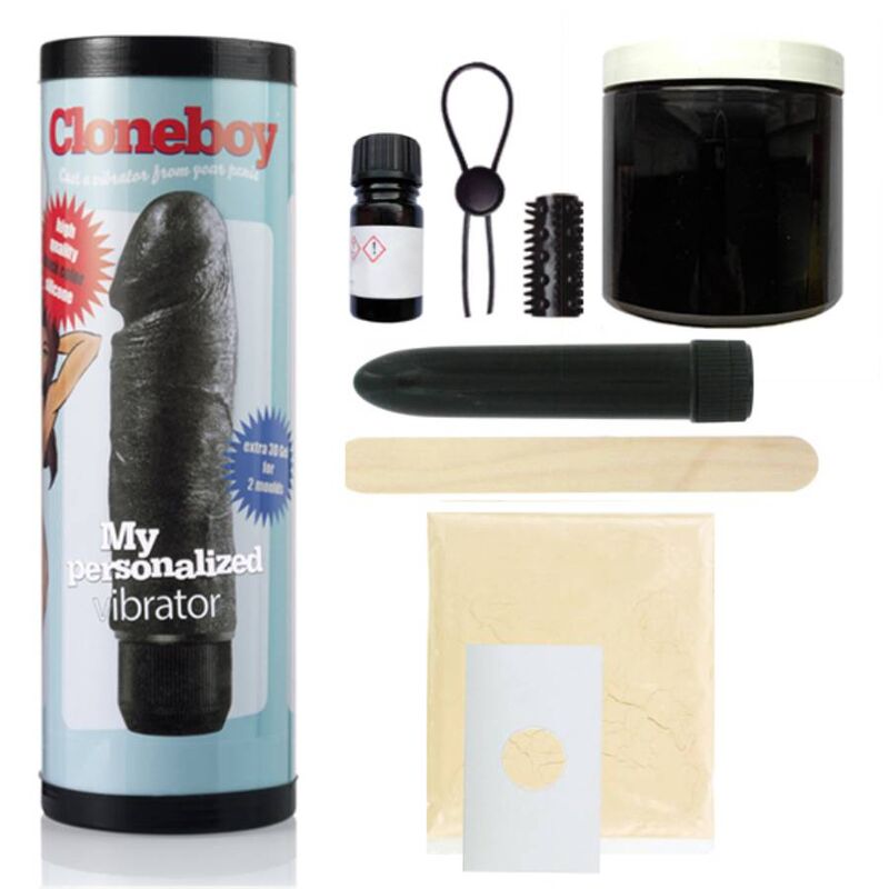 CLONEBOY - KIT CLONEUR DE PÉNIS AVEC VIBRATION NOIR CLONEBOY
