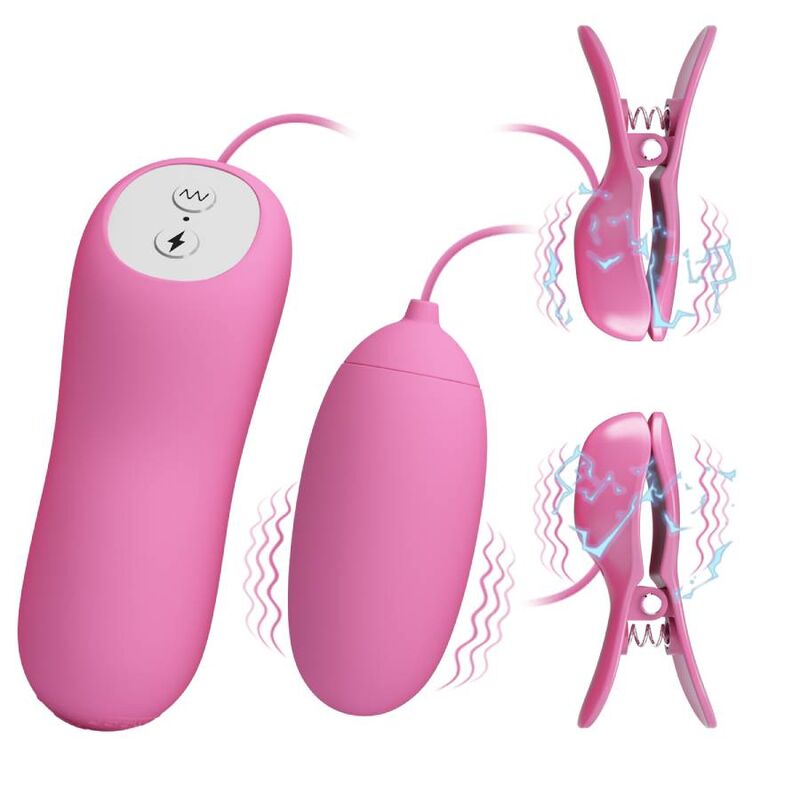 PRETTY LOVE - PINCE ÉPILER AVEC VIBRATION ET ÉLECTROCHOC ROSE - Sensualia