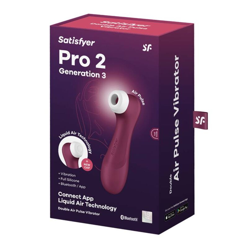 SATISFYER PRO 2 GENERACIÓN 3 - NEGRO BLUETOOTH & APP - Sensualia