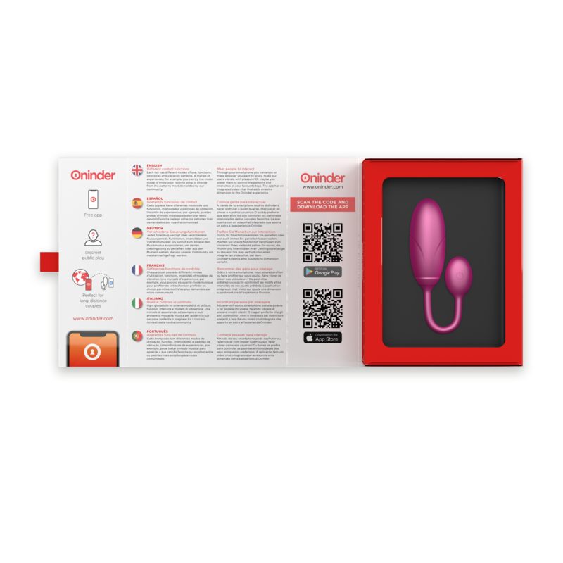 ONINDER - UF VIBRANT DENVER ROSE 7 X 2,7 CM APPLICATION GRATUITE - Sensualia