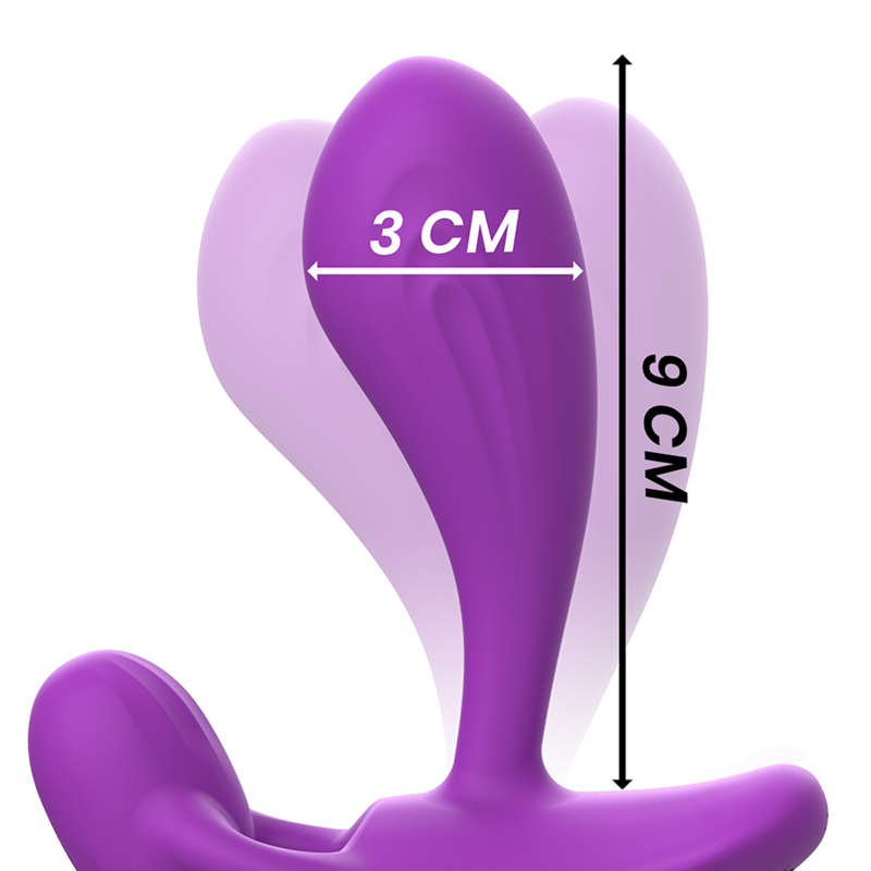 INTENSE - TÉLÉCOMMANDE ANAL SHELLY PLUG VIOLET - Sensualia