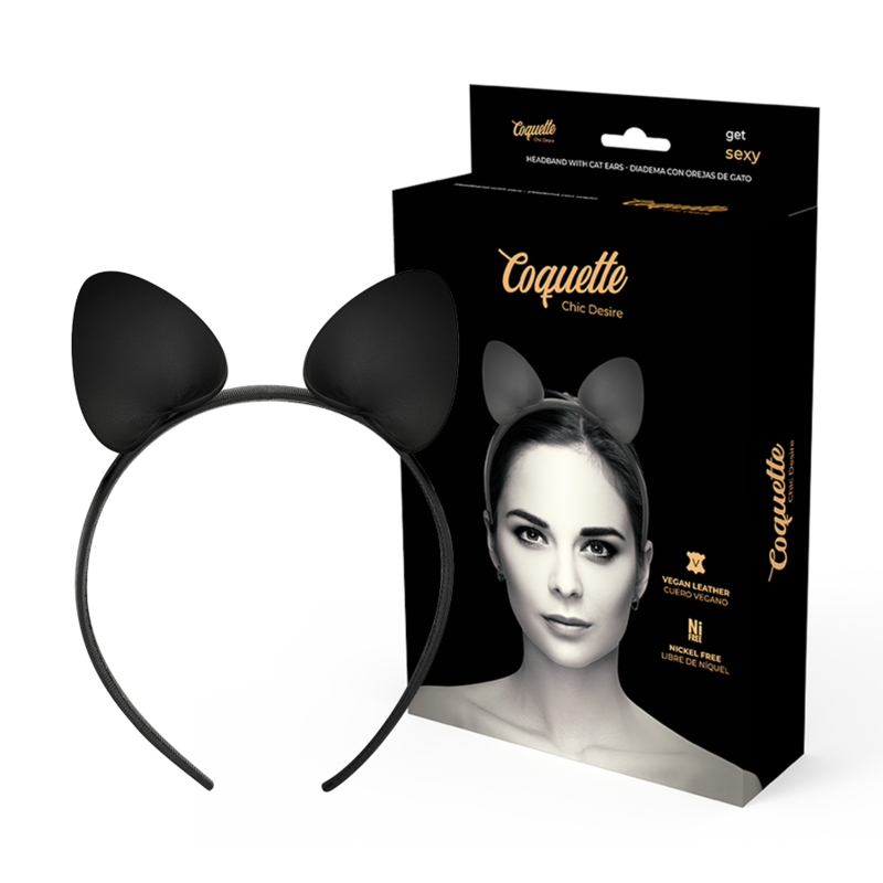 COQUETTE CHIC DESIRE - SERRE-TÊTE AVEC OREILLES DE CHAT - Sensualia