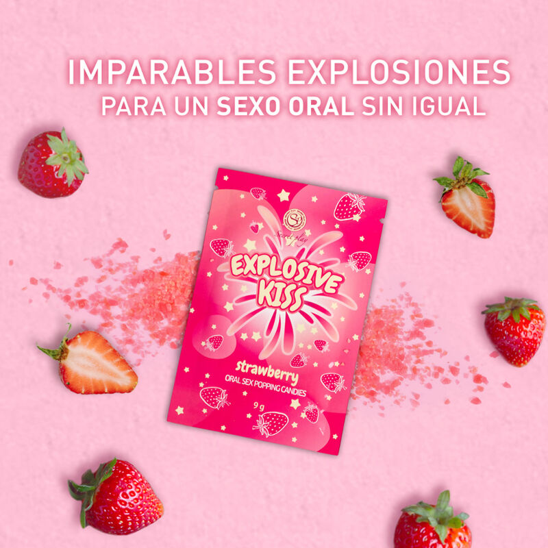 SECRETPLAY - BONBONS EXPLOSIFS À LA FRAISE - Sensualia