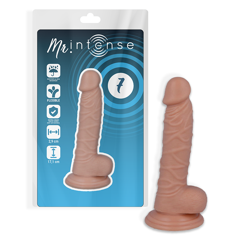 MR INTENSE - 7 PÉNIS RÉALISTE 17.1 CM -O- 2.9 CM - Sensualia