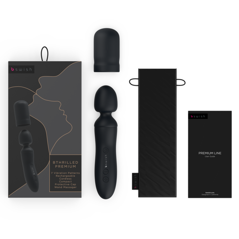 B SWISH - BAGUETTE VIBRANTE BTHRILLED PREMIUM NOIR - Sensualia