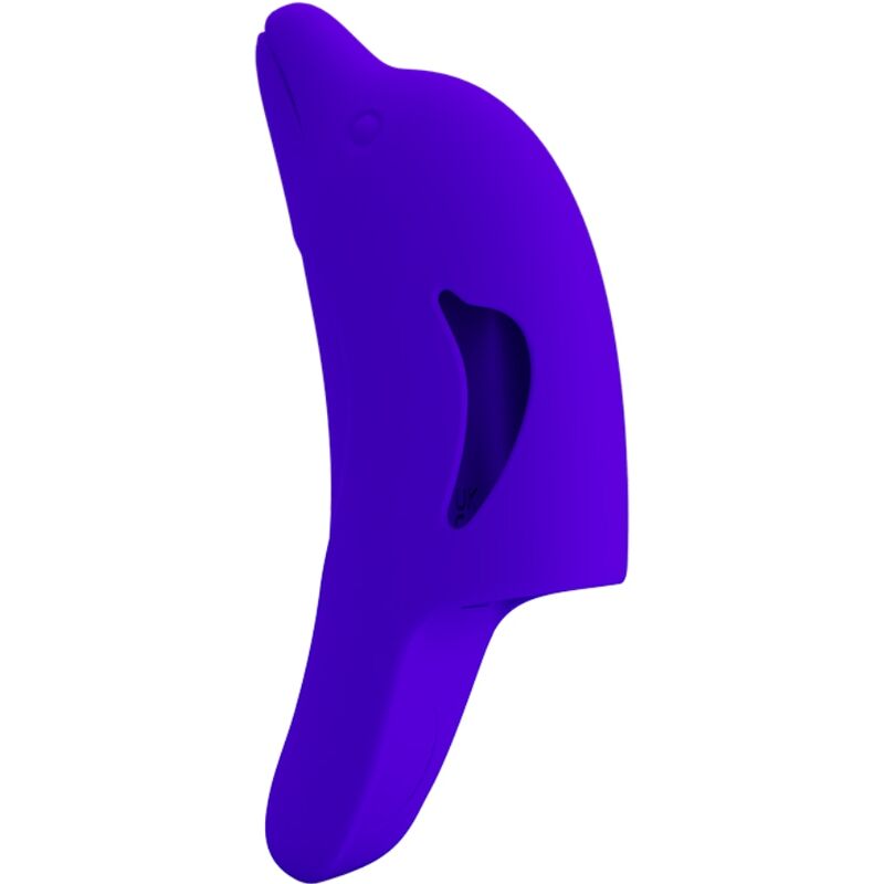 PRETTY LOVE - PUISSANT STIMULATEUR DE DOIGTS BLEU FONCÉ DELPHINI - Sensualia