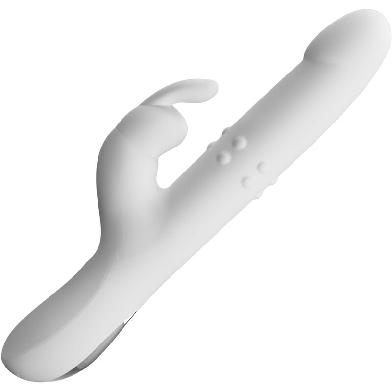 PRETTY LOVE - VIBRATEUR REESE AVEC ROTATION ARGENTÉE - Sensualia