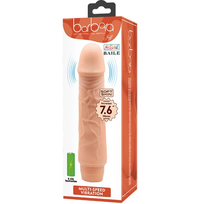 BAILE - VIBRATEUR RÉALISTE BARBARA 20 CM - Sensualia