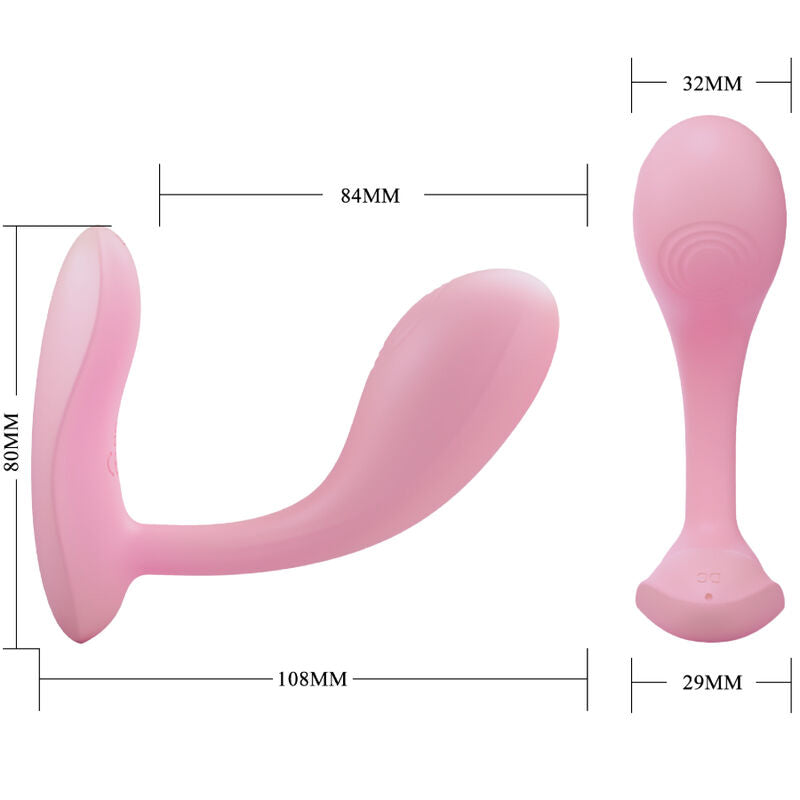 PRETTY LOVE - BAIRD APPLICATION G-SPOT 12 VIBRATIONS RECHARGEABLE ROSE - Sensualia