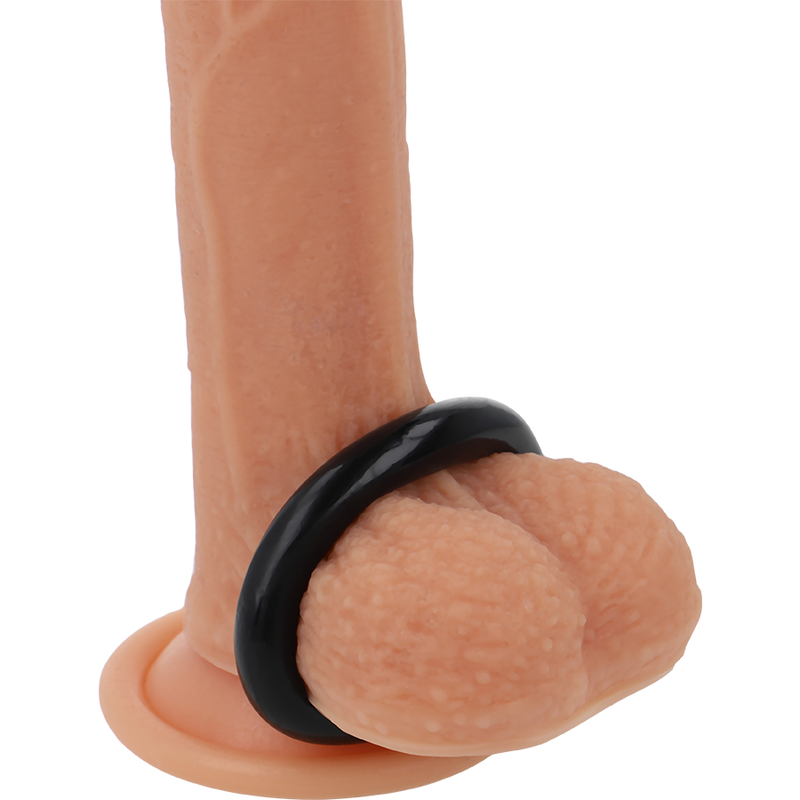 POWERING - ANNEAU PÉNIS SUPER FLEXIBLE ET RÉSISTANT 4,5CM NOIR - Sensualia